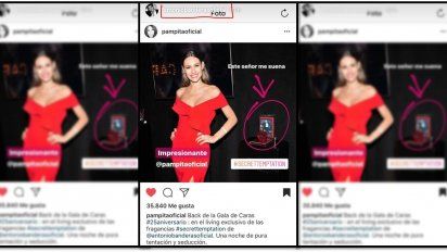 Cholulo: Antonio Banderas le pone like a Pampita en Instagram por sacarse una foto con su perfume