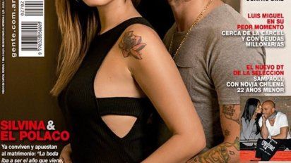 Mientras que su ex le pide prisión, el Polaco y Silvina Luna son tapa de revista
