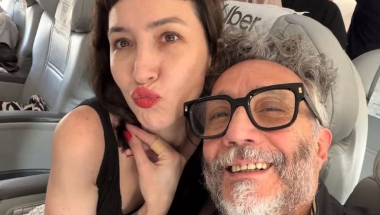 Fito Páez dedica su nuevo disco a Sofía Gala y sellan su vínculo con un beso ante los presentes