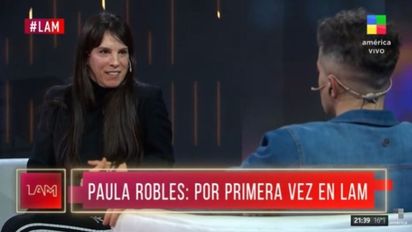 Paula Robles reveló en 
