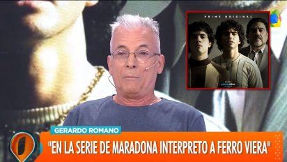 Gerardo Romano reveló una de las escenas más fuertes de la serie de Diego Maradona
