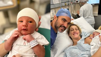 Mica Viciconte y Fabián Cubero mostraron el rostro de Luca