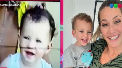 El increíble parecido entre Mica Viciconte y su hijo Luca Cubero que sorprendió a Vero Lozano