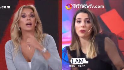 Ángel de Brito tuvo que interceder en un tenso cruce de Yanina y Cinthia