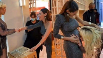 Qué dijo Pampita del regalo que le dio Vicky Xipolitakis para su beba