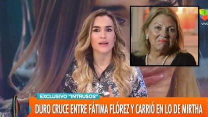 Fátima Florez contó el detrás de escena del cruce con Carrió en la mesa de Mirtha Legrand