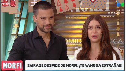 A puro llanto Zaira Nara se despidió de Morfi y tendrá a su bebé en la Patagonia  