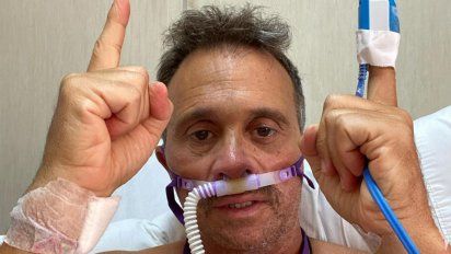 La publicación de Sergio Lapegüe en medio de su lucha contra el COVID: 