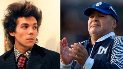 Axel Caniggia inmortalizó a Diego Maradona 