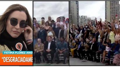 El primer escándalo del verano, Gasalla se quedó con la silla de Fátima en el lanzamiento de la temporada