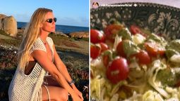 altText(Pesto de albahaca: la receta fácil y deliciosa de Nicole Neumann para acompañar sus ensaladas)}