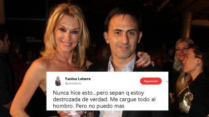 Yanina Latorre, devastada, mientras su marido habla en TV: