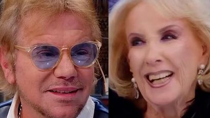Beto Casella desafió a Mirtha Legrand a farmear aura y ella lo rechazó con humor