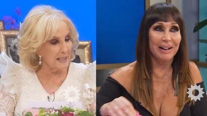 Cuál fue el regalo que le hizo Moria Casán a Mirtha Legrand
