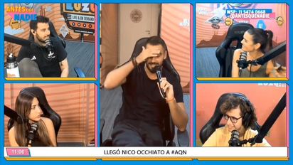 Diego Leuco retó en vivo a Nicolás Occhiato en Luzu TV: 