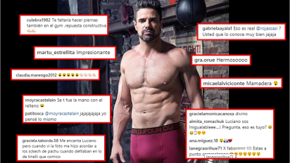 Luciano Castro subió una foto en boxer, y explotaron las redes, a favor y en contra
