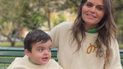El divertido video de Angie Balbiani cocinando con su hijo, Cósimo