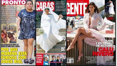 Morena Rial, Calu Rivero y la boda real en las tapas de revistas de la semana