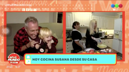 Susana Giménez hizo en vivo una tortilla, qué dijeron Marley y Mirko