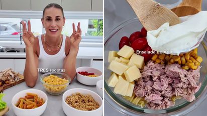 3 recetas exprés de ensalada fría con fideos: la dieta de Juli Puente para este verano