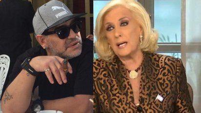 Maradona le desea la muerte a Mirtha en un video: ''Sería un buen adiós a esta tierra''