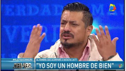 Raúl Velaztiqui Duarte dio la cara y explicó porque ocultó el celular de Natacha Jaitt