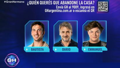 ¿Quién se va de la casa de Gran Hermano este domingo? según la encuesta de Santiago del Moro