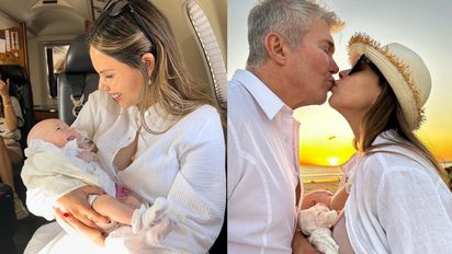 Barby Franco y Fernando Burlando bautizaron a su nena, Sarah