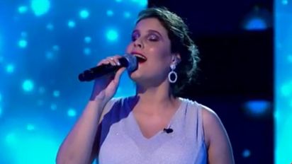 'Canta Conmigo Ahora': Florencia, la participante no vidente, la rompió