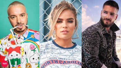 ¡Poder colombiano! J Balvin, Karol G y Maluma, nomidados a los MTV europeos