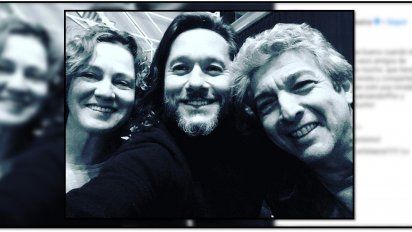 Diego Torres: una foto y un fuerte mensaje de apoyo a Ricardo Darín y su mujer