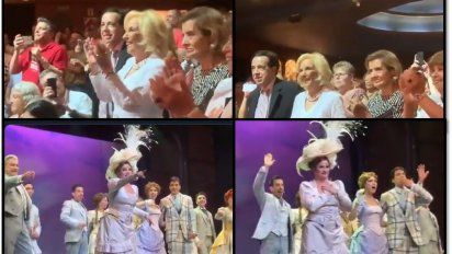 La incansable Mirtha Legrand fue a ver Hello Dolly