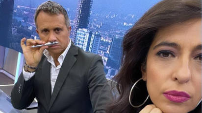 El divertido baile de Sergio Lapegüe y Roxy Vázquez en pleno noticiero