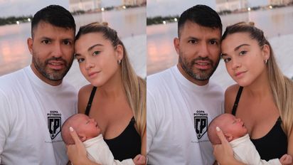 El dulce video de Olivia la hija del Kun Agüero y Sofía Calzetti