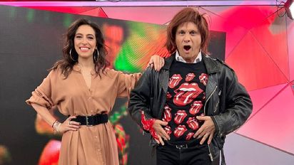 La razón por la que Sergio Lapegüe se vistió de Mick Jagger para el noticiero