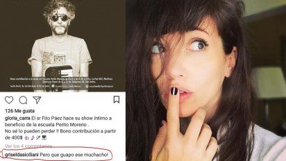 Griselda Siciliani le tiro los perros a Fito Páez