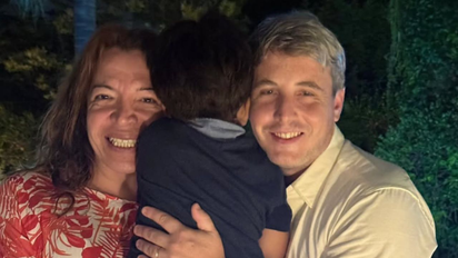 Lizy Tagliani y su hijo compartieron un divertido momento en vacaciones de invierno