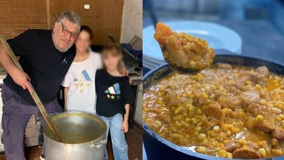 El papá de Mauro Icardi vende locro y empanadas para el 25 de Mayo