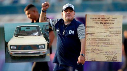 La historia de Diego Maradona y su primer auto 0 KM
