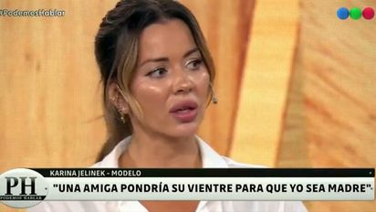 Karina Jelinek contó por qué no podría quedar embarazada