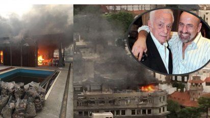 Se incendió el departamento de Gerardo Sofovich, su hijo estaba adentro y pudo escapar