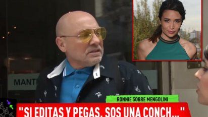 Ronnie Arias, lapidario con Julia Mengolini; le dedicó un fuerte calificativo