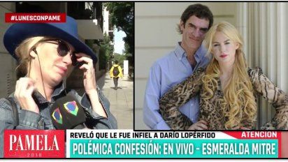 Volcó Esmeralda Mitre, después de decir que le fue infiel a Lopérfido: ahora se le traba la lengua al hablar