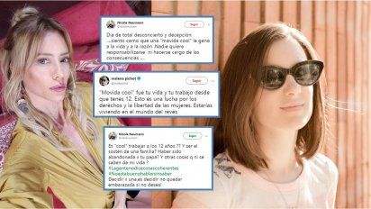 Malena Pichot le contestó a Nicole Neumann por el aborto: 