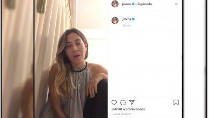 Reapareció Jimena Barón: abatida y medicada la cantante pidió perdón 