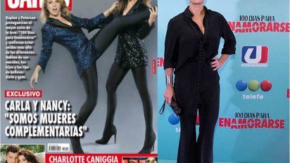 Polémica por el excesivo photoshop a Nancy Dupláa y Carla Peterson en tapa de Caras