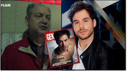 Habló el padre biológico de Fernando Dente: ''Él tiene una versión del encuentro entre él y yo, y yo no me reconozco en ese personaje''