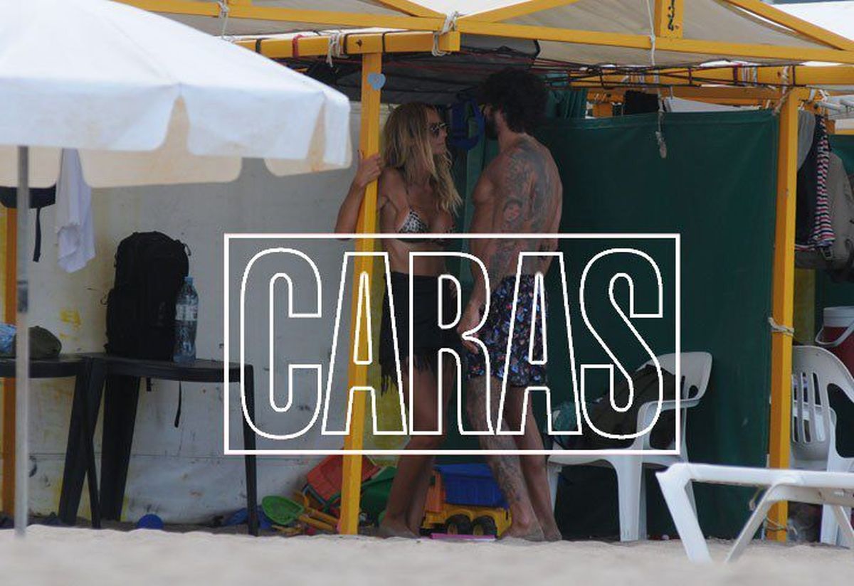 Las fotos de la reconciliación: Sabrina Rojas y Luciano Castro, a los besos en la playa