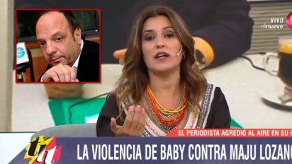 Maju Lozano le respondió fuerte a Baby Etchecopar: ''Sos un cerdo, maleducado y misógino''.