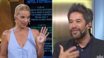 Carina Zampini cruzó a Mauricio Asta por una de sus devoluciones en 